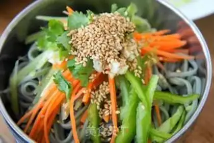 Make Cold noodles step 6