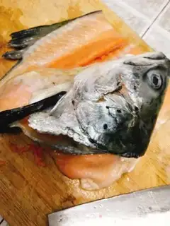 Make Sandpot salmon head step 0