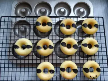Make Dog donuts step 10