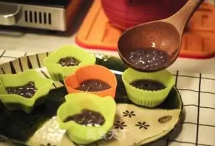Make Red bean pudding step 1