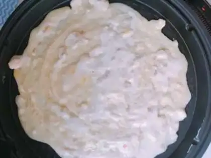 Make Banana omelet and ham step 6