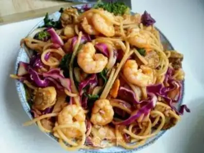 Make Seafood pasta step 9