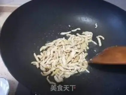 Make Garlic fried meat step 1