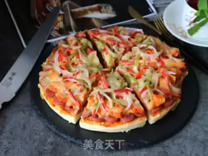 Make A pizza with the flesh and blood step 15