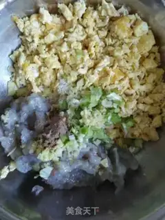 Make Shrimp omelet egg dumpling step 4