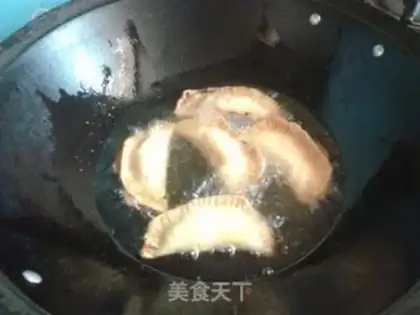 Make Mashed pea sand cake step 2