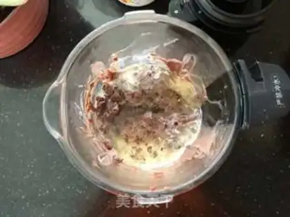 Make Mashed pea sand cake step 6