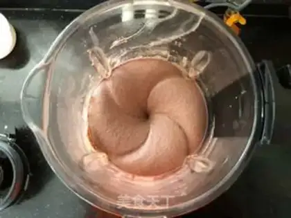 Make Mashed pea sand cake step 7