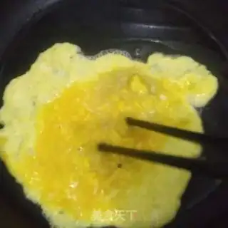 Make Ham pepper egg fried rice step 2
