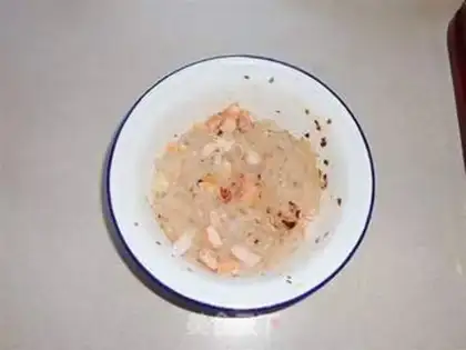 Make Shrimp fan bean purse step 0