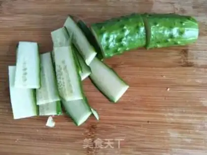Make Cream pepper, cucumber step 2