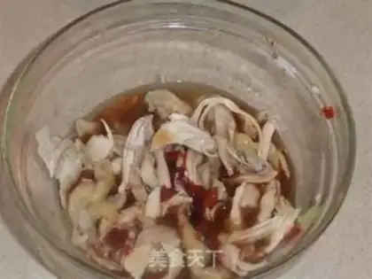 Make A simple hand tore a chicken step 2