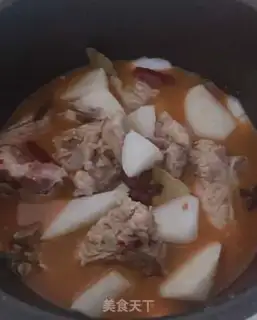 Make The radish spicy bone step 5