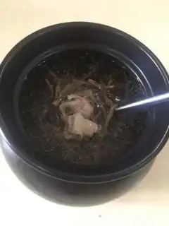 Make Tea, mushroom, bone soup step 8
