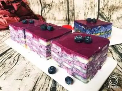 Make Blueberry Moose step 23