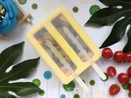 Make Bronco lemon honey popsicle step 5