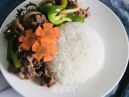 Make Fat cow rice step 9