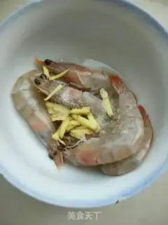 Make Garlic shrimp step 1