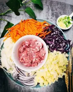 Make Sheep and vegetables step 2