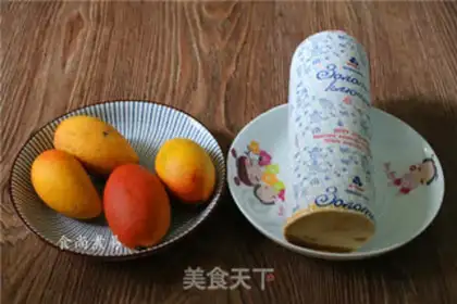Make Mango ice cream sticks step 0