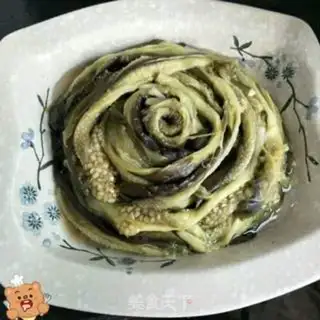 Make Garlic hand tore eggplant step 2
