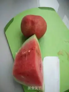 Make Peaches mixed with juice step 0
