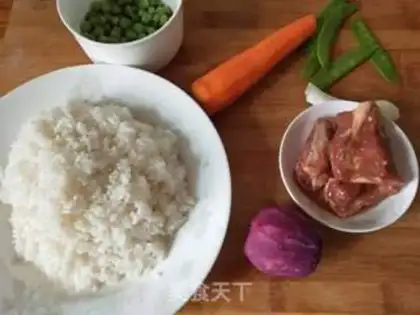 Make Pork rice step 0