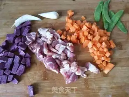 Make Pork rice step 1