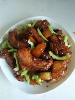Make A brown potato chicken step 5