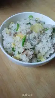 Make Meatball fried rice step 9