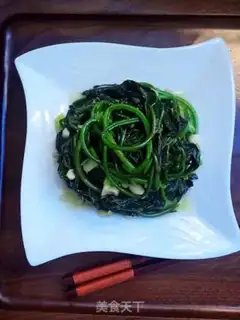 Make Clear the red potato leaves step 5