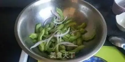 Make Mustard bitter melon step 0