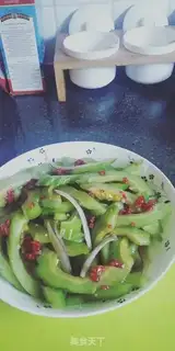 Make Mustard bitter melon step 2