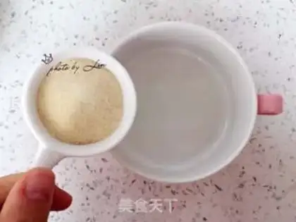 Make Mango coconut cream step 1