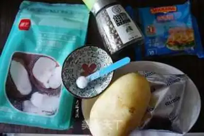 Make Coconut cheese potato ball step 0