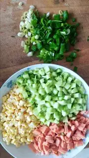 Make Egg fried rice step 4