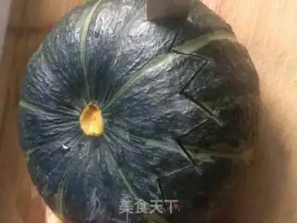 Make Silver-ear red-leave pumpkin step 1