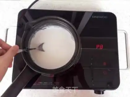 Make Mango coconut cream step 2