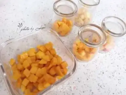 Make Mango coconut cream step 3