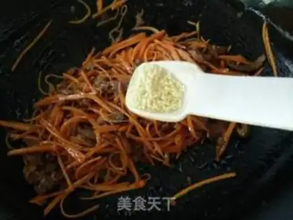 Make Carrot beef step 15