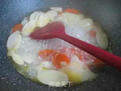 Make Carrot and white rice step 4