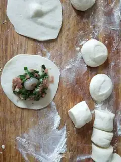 Make Shrimp buns step 2