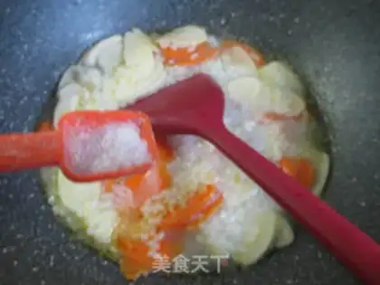 Make Carrot and white rice step 6
