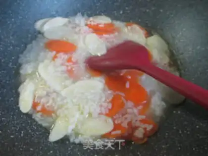 Make Carrot and white rice step 7