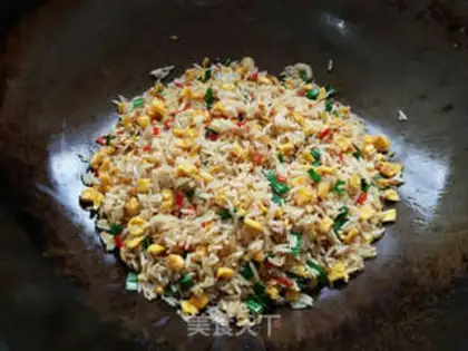 Make radish and egg fried rice step 8