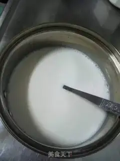 Make Coconut milk brick step 1
