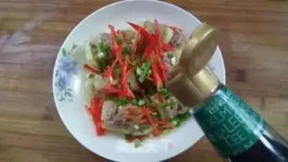 Make The lantern cucumber step 9