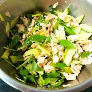 Make cucumber bean skin step 3