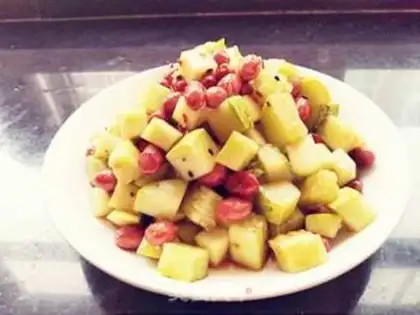 Make Stupid cucumber with peanut rice step 5