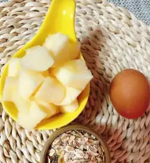 Make Apple oatmeal muffins step 1
